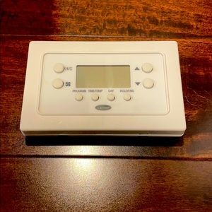 Carrier thermostat programmable a/c thermostat